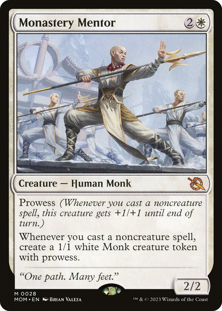 Monastery Mentor [March of the Machine] Magic: The Gathering