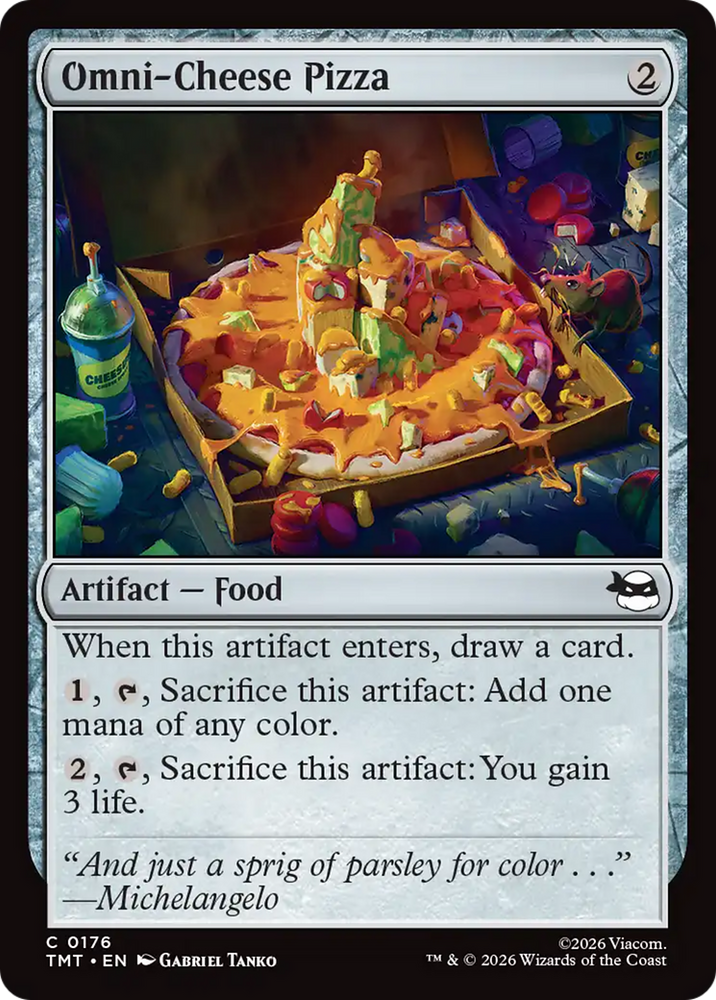 Omni-Cheese Pizza [Teenage Mutant Ninja Turtles] Magic: The Gathering