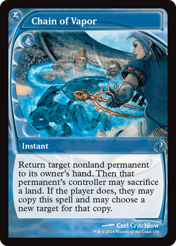 Chain of Vapor (Future Sight) [Mystery Booster 2] Magic: The Gathering