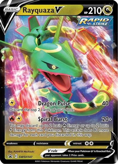 Rayquaza V (SWSH147) [Sword & Shield: Black Star Promos] Pokémon