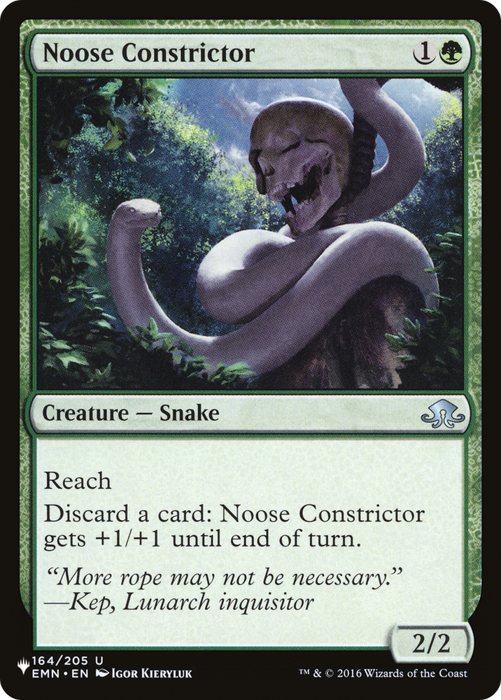 Noose Constrictor [The List] Magic: The Gathering
