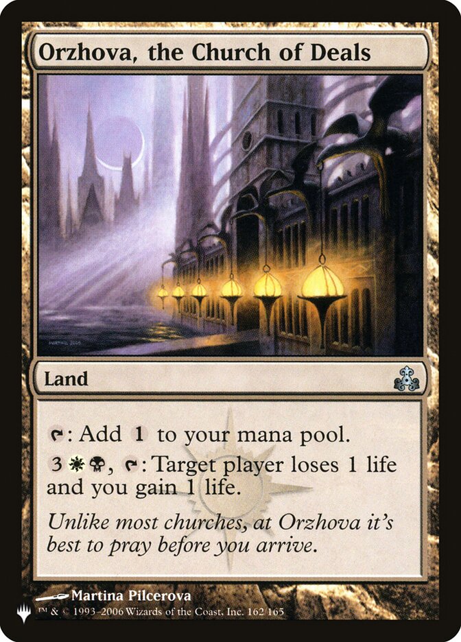 Orzhova, the Church of Deals [The List] Magic: The Gathering