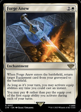 Forge Anew [The Lord of the Rings: Tales of Middle-Earth] Magic: The Gathering