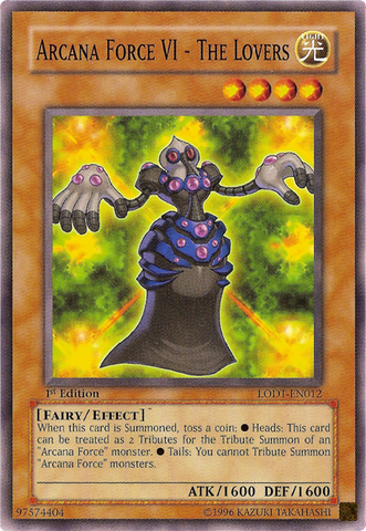 Arcana Force VI - The Lovers [LODT-EN012] Common Yu-Gi-Oh!
