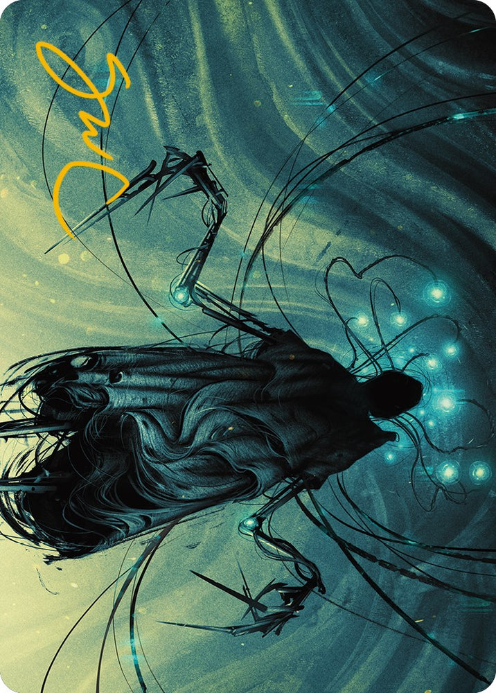 Ichor Synthesizer Art Card (Gold-Stamped Signature) [Phyrexia: All Will Be One Art Series] Magic: The Gathering