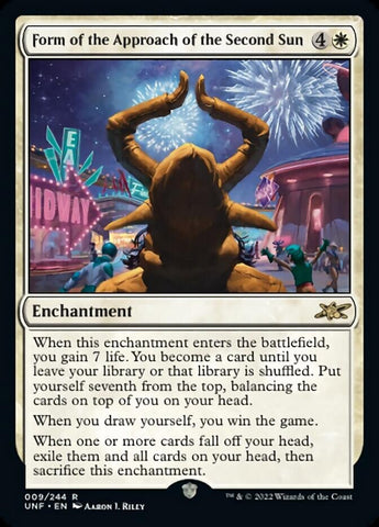 Form of the Approach of the Second Sun [Unfinity] Magic: The Gathering