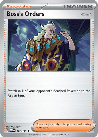 Boss's Orders (172/193) [Scarlet & Violet: Paldea Evolved] Pokémon
