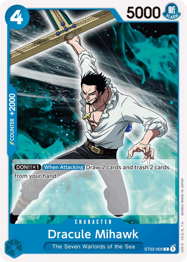 Dracule Mihawk [Starter Deck: The Seven Warlords of The Sea] Bandai