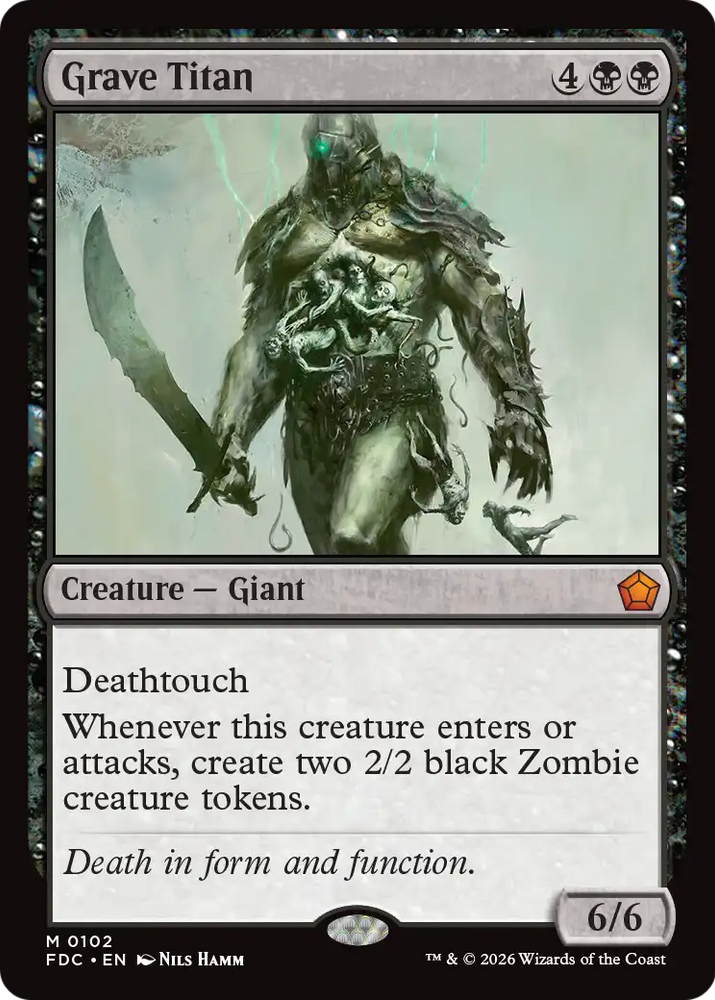 Grave Titan [Foundations Commander] Magic: The Gathering