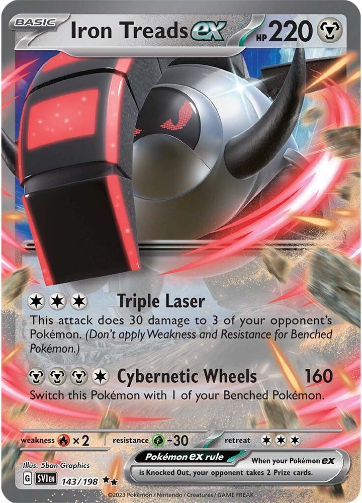 Iron Treads ex (143/198) [Scarlet & Violet: Base Set] Pokémon