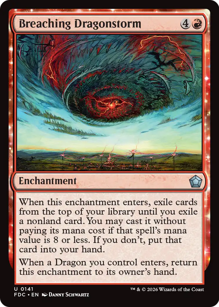 Breaching Dragonstorm [Foundations Commander] Magic: The Gathering