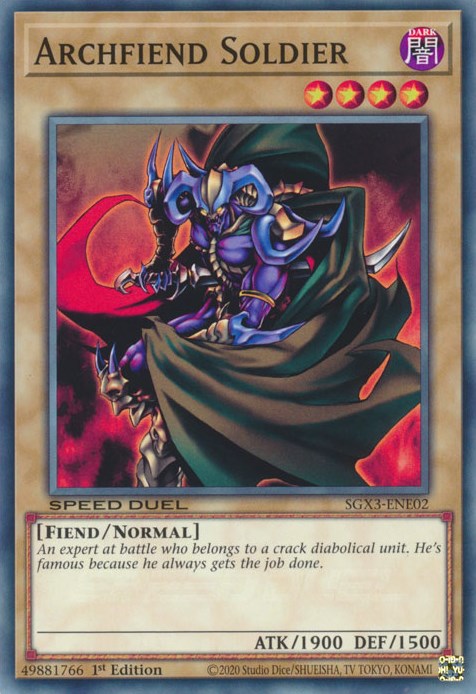 Archfiend Soldier [SGX3-ENE02] Common Yu-Gi-Oh!