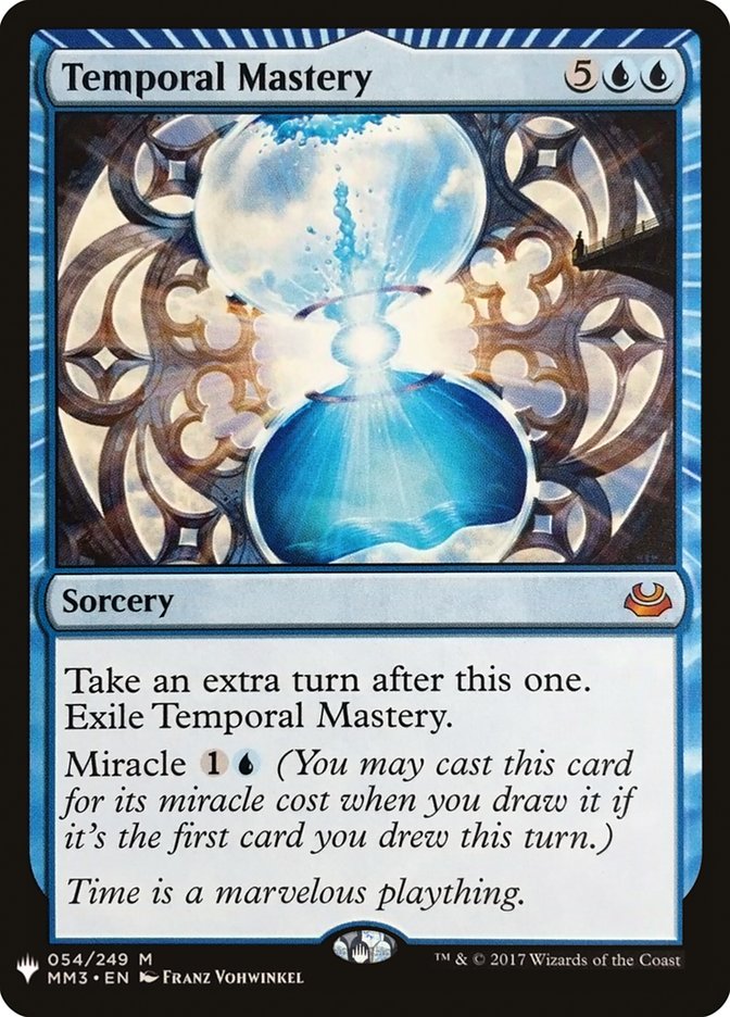 Temporal Mastery [Mystery Booster] Magic: The Gathering