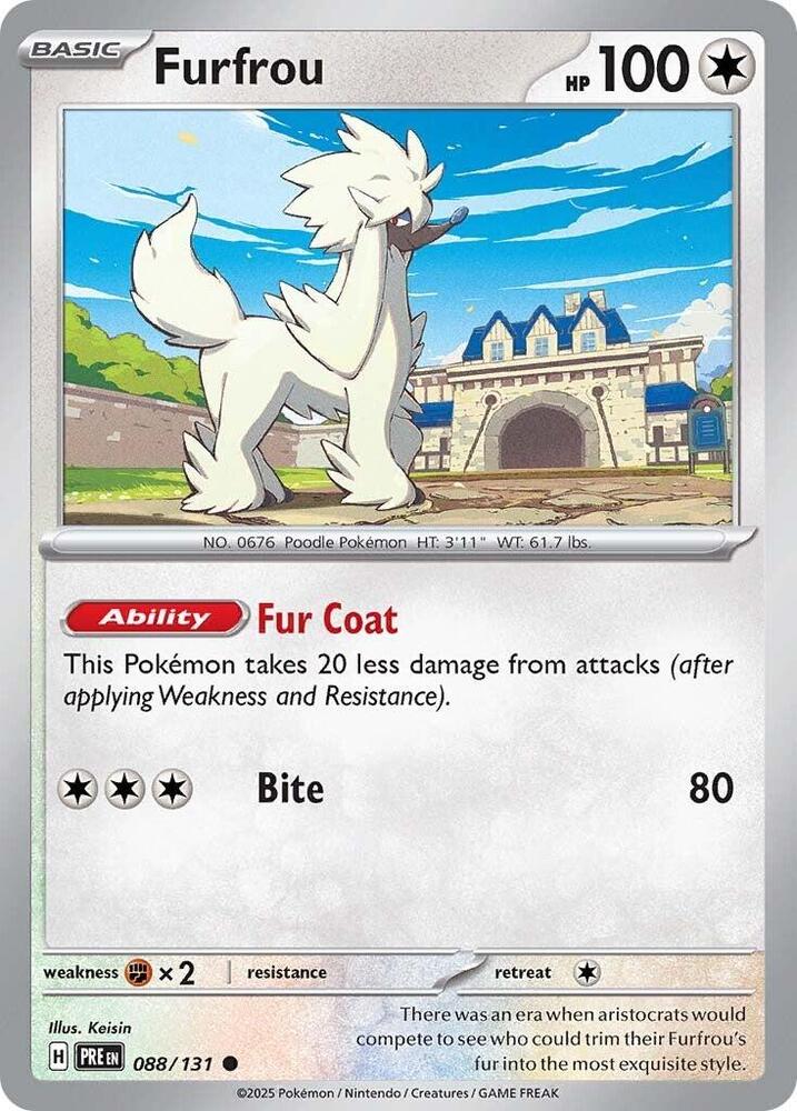 Furfrou (088/131) [Scarlet & Violet: Prismatic Evolutions] Pokémon