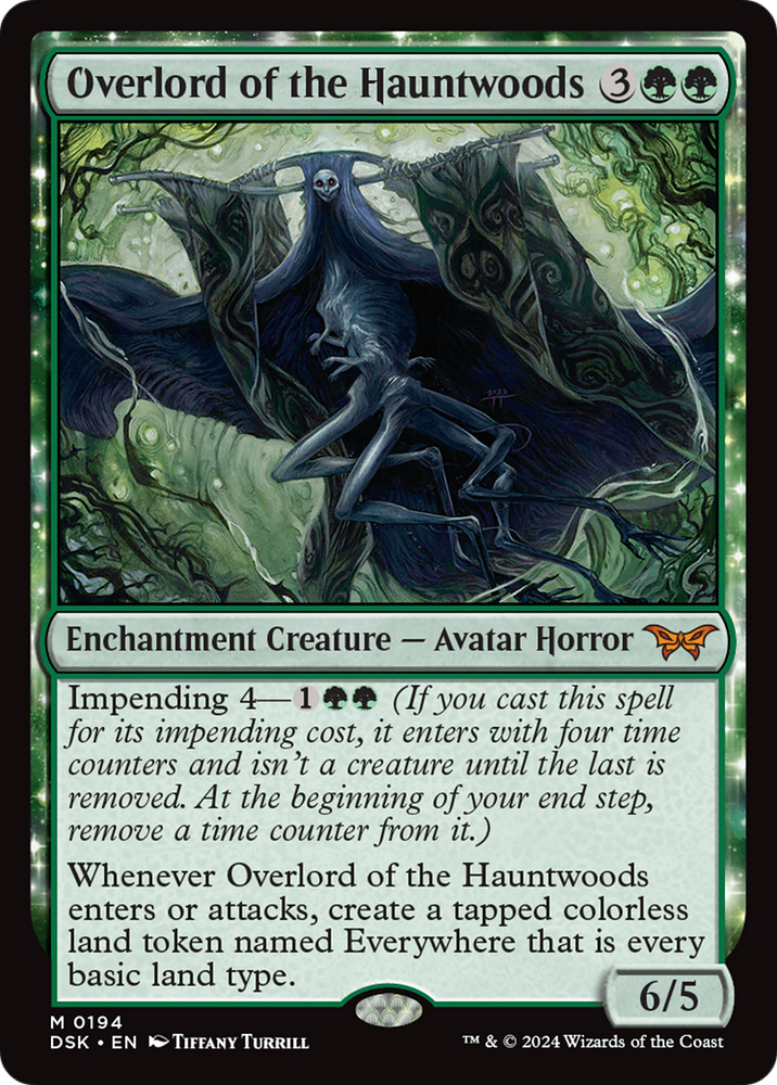 Overlord of the Hauntwoods [Duskmourn: House of Horror] Magic: The Gathering