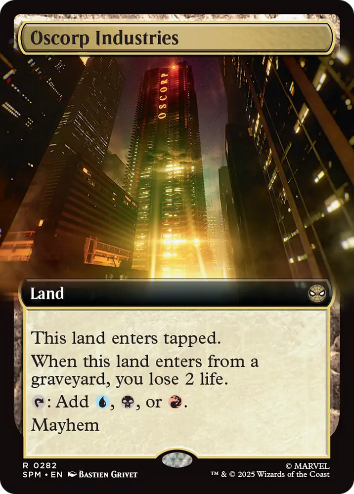 Oscorp Industries (Extended Art) [Marvel's Spider-Man] Magic: The Gathering