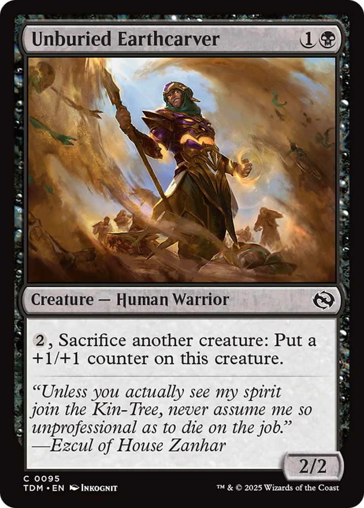 Unburied Earthcarver [Tarkir: Dragonstorm] Magic: The Gathering