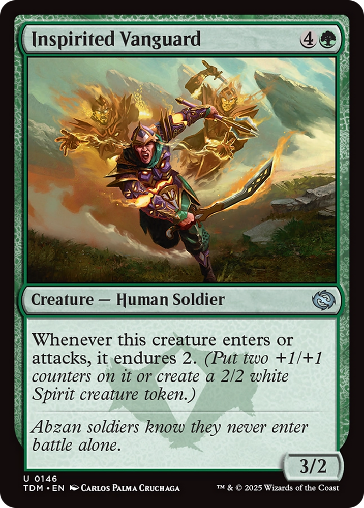 Inspirited Vanguard [Tarkir: Dragonstorm] Magic: The Gathering