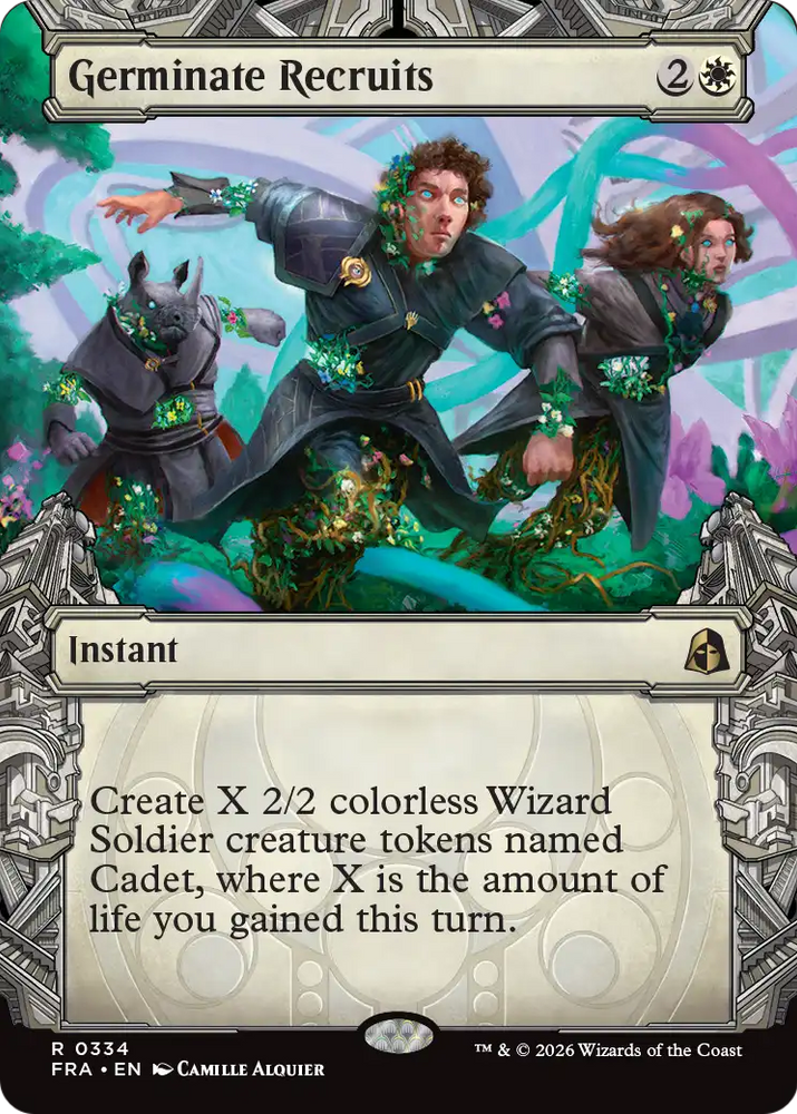 Germinate Recruits (Showcase) [Reality Fracture] Magic: The Gathering