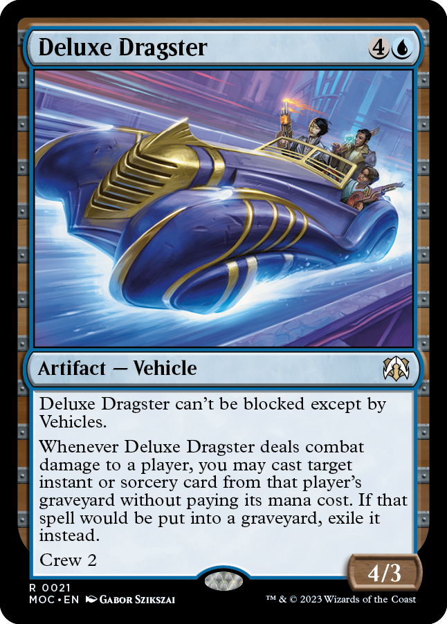 Deluxe Dragster [March of the Machine Commander] Magic: The Gathering