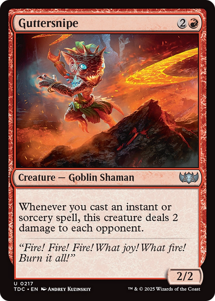 Guttersnipe [Tarkir: Dragonstorm Commander] Magic: The Gathering