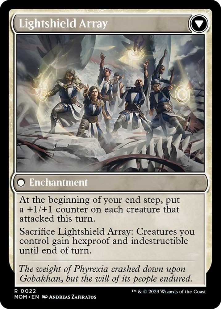 Invasion of Gobakhan // Lightshield Array [March of the Machine] Magic: The Gathering
