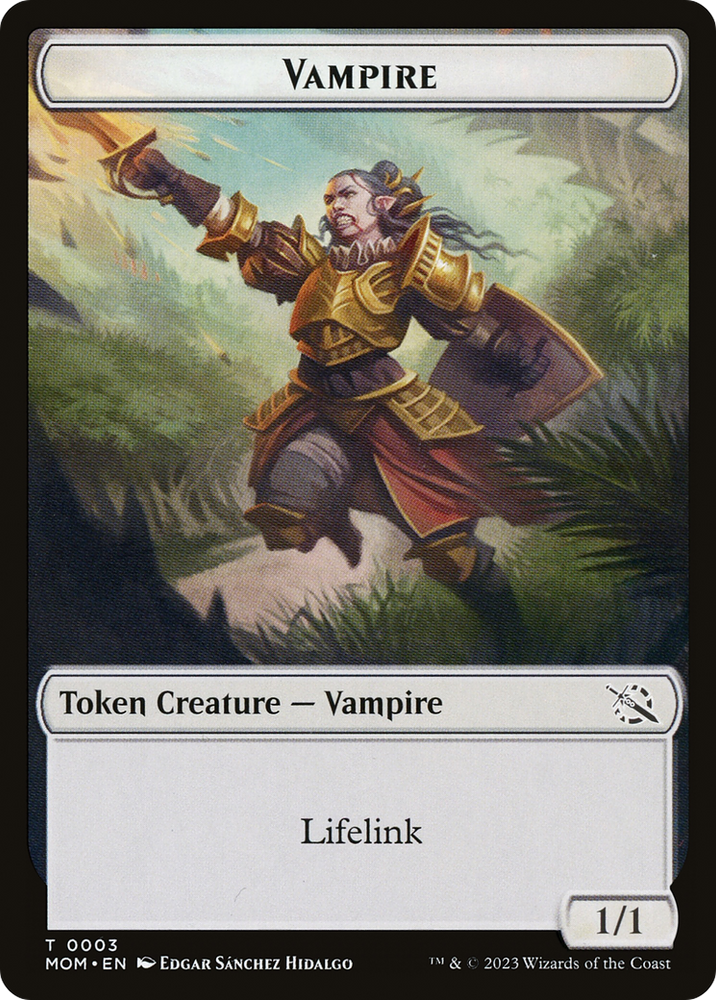 Vampire // Horse Double-Sided Token [The List] Magic: The Gathering