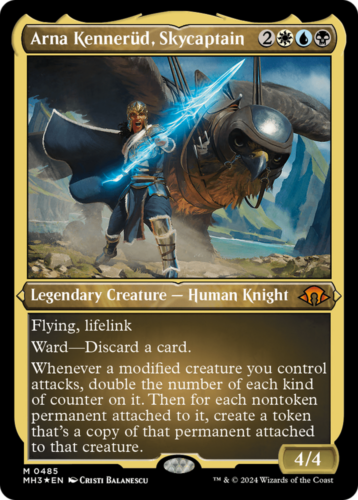 Arna Kennerud, Skycaptain (Foil Etched) [Modern Horizons 3] Magic: The Gathering