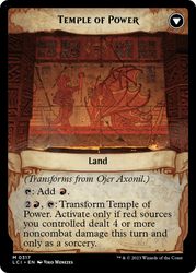 Ojer Axonil, Deepest Might // Temple of Power (Showcase) [The Lost Caverns of Ixalan] Magic: The Gathering