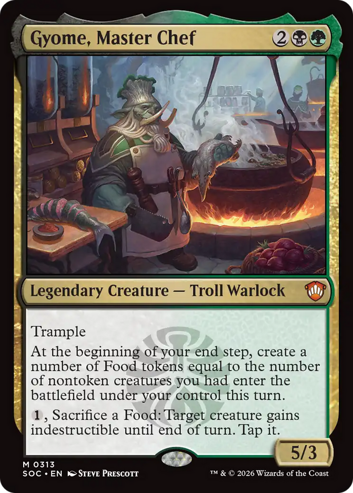 Gyome, Master Chef [Secrets of Strixhaven Commander] Magic: The Gathering