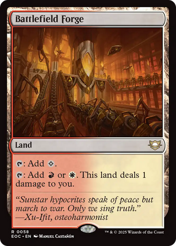Battlefield Forge [Edge of Eternities Commander] Magic: The Gathering