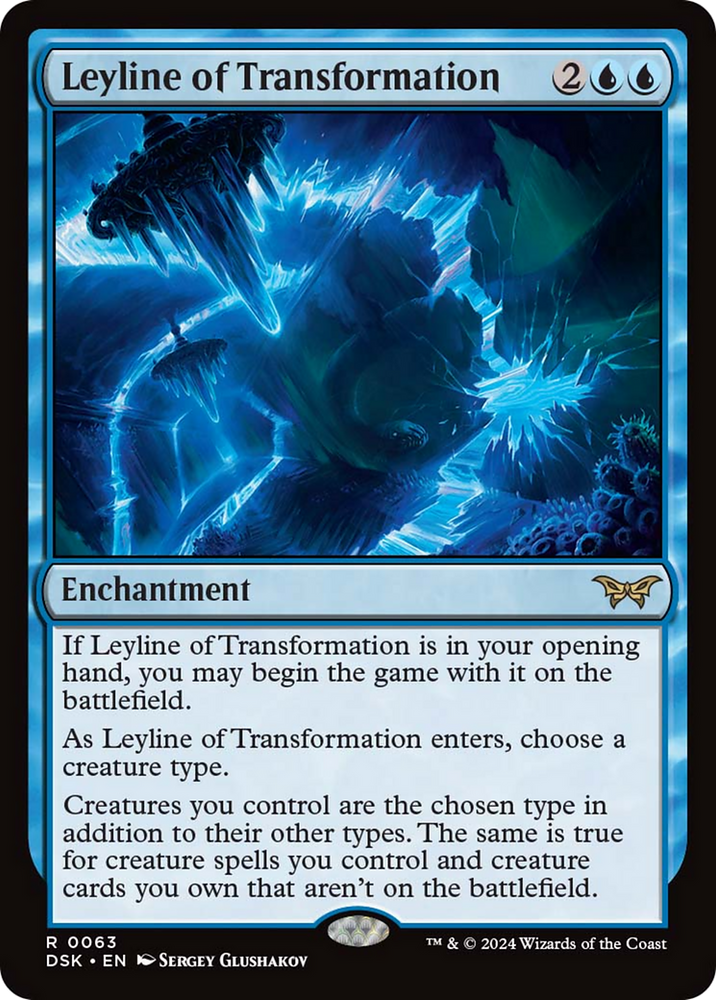 Leyline of Transformation [Duskmourn: House of Horror] Magic: The Gathering