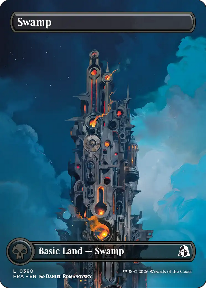 Swamp (Borderless) (0388) [Reality Fracture] Magic: The Gathering