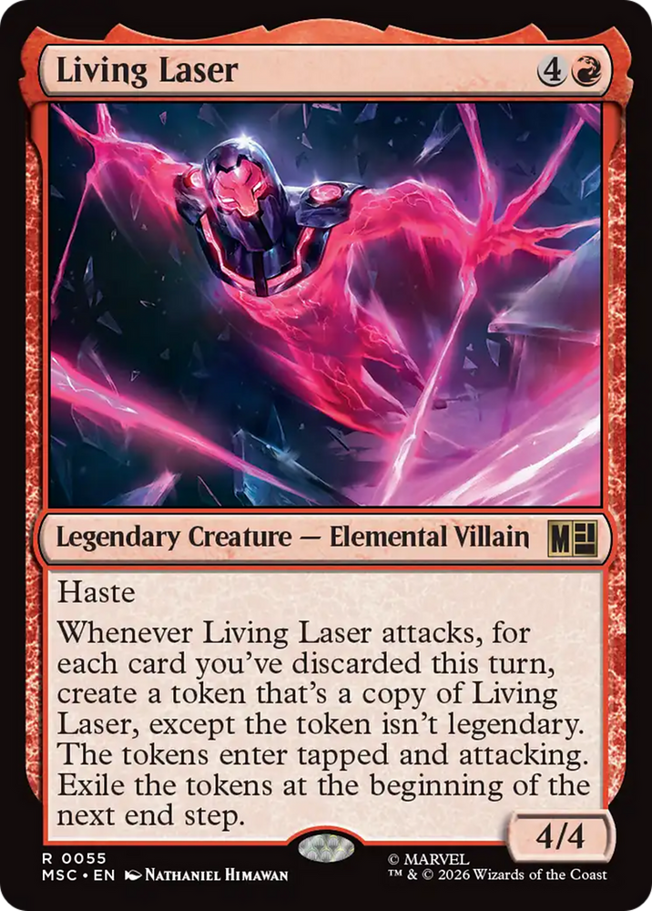 Living Laser [Marvel Super Heroes Commander] Magic: The Gathering