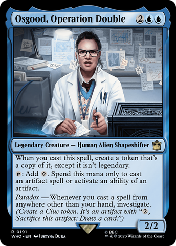 Osgood, Operation Double [Doctor Who] Magic: The Gathering