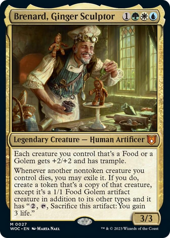 Brenard, Ginger Sculptor [Wilds of Eldraine Commander] Magic: The Gathering