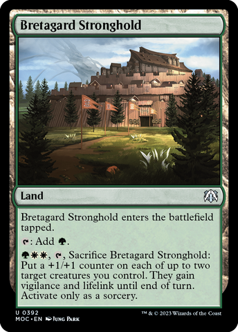 Bretagard Stronghold [March of the Machine Commander] Magic: The Gathering