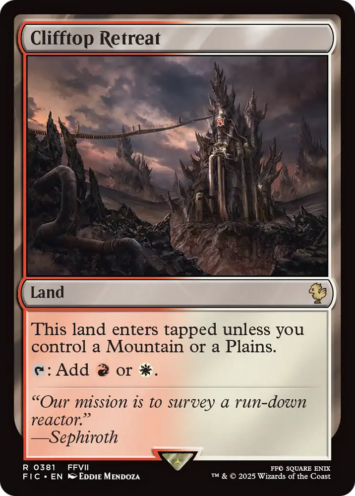 Clifftop Retreat [FINAL FANTASY Commander] Magic: The Gathering