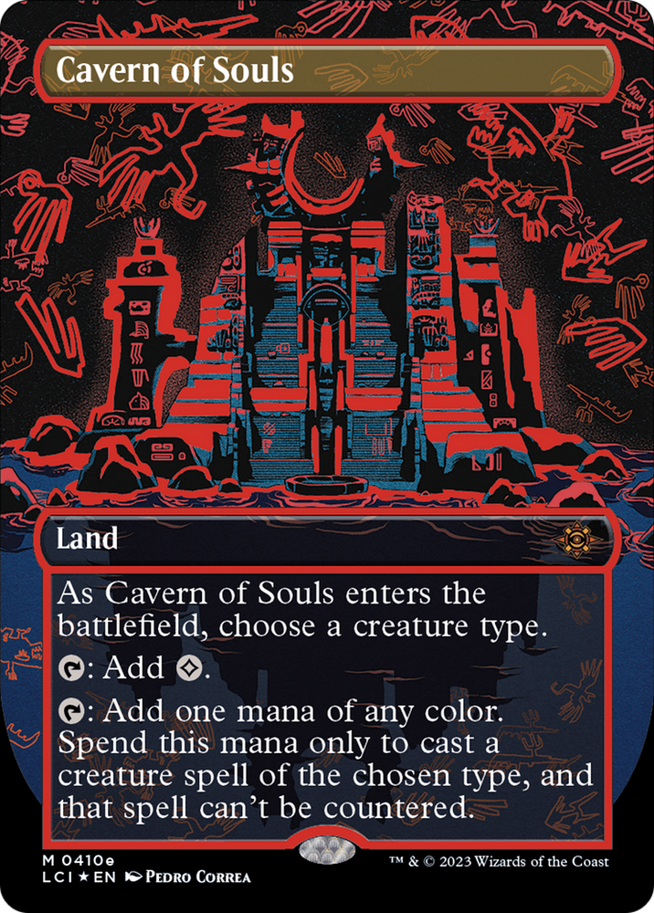 Cavern of Souls (0410e) (Borderless) [The Lost Caverns of Ixalan] Magic: The Gathering