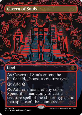 Cavern of Souls (0410e) (Borderless) [The Lost Caverns of Ixalan] Magic: The Gathering