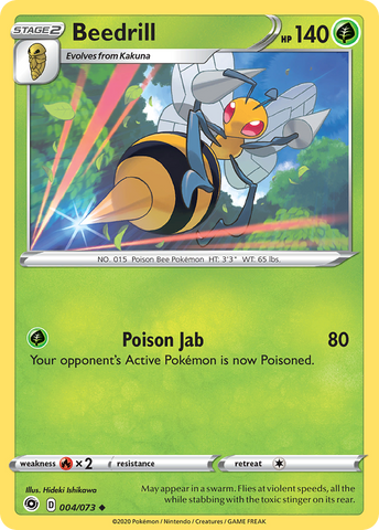 Beedrill (004/073) [Sword & Shield: Champion's Path] Pokémon