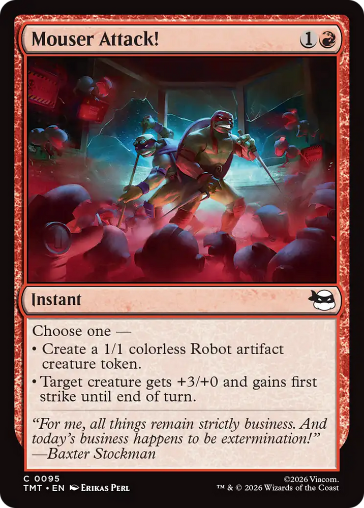 Mouser Attack! [Teenage Mutant Ninja Turtles] Magic: The Gathering