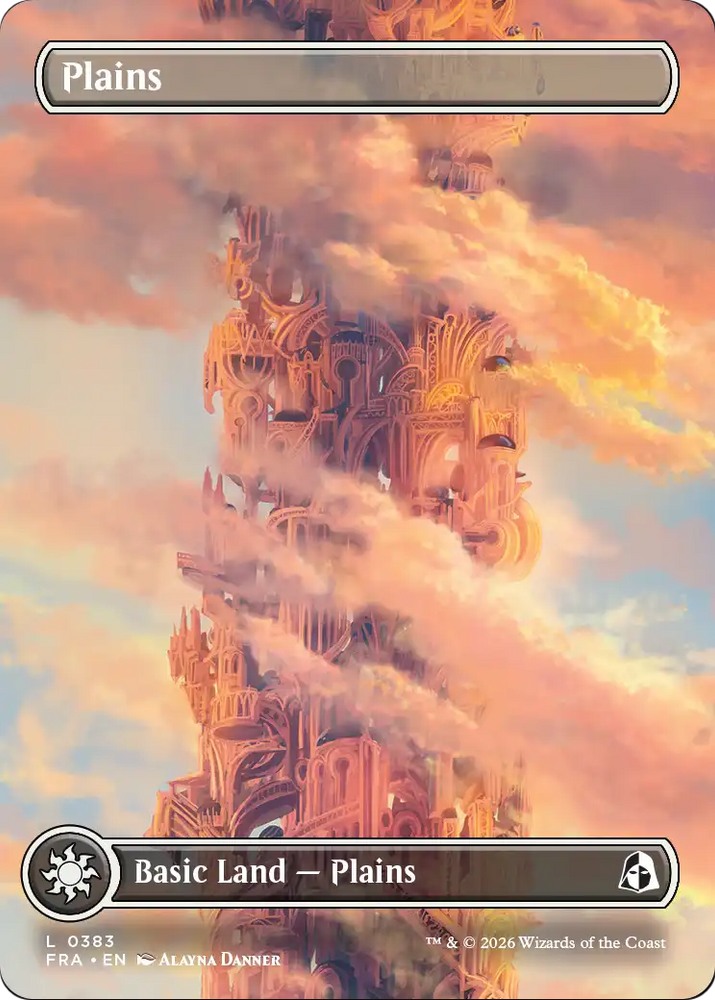 Plains (Borderless) (0383) [Reality Fracture] Magic: The Gathering