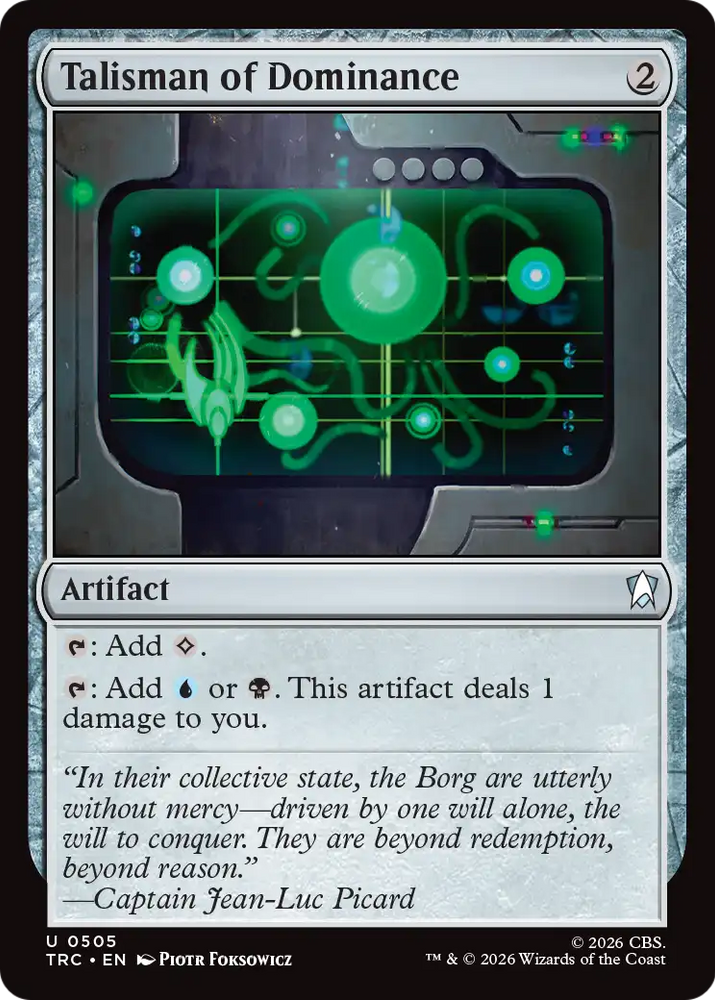 Talisman of Dominance (Surge Foil) [Star Trek Commander] Magic: The Gathering
