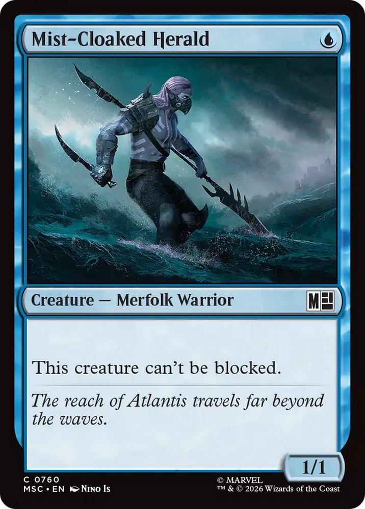 Mist-Cloaked Herald [Marvel Super Heroes Commander] Magic: The Gathering