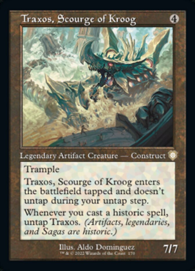 Traxos, Scourge of Kroog (Retro) [The Brothers' War Commander] Magic: The Gathering