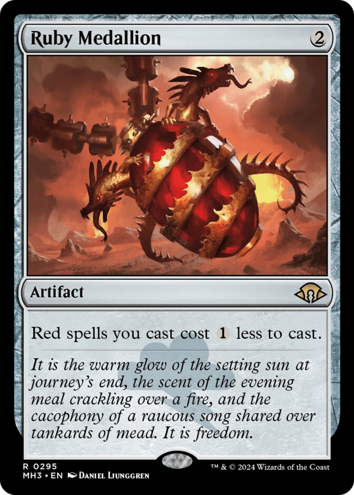 Ruby Medallion [Modern Horizons 3] Magic: The Gathering