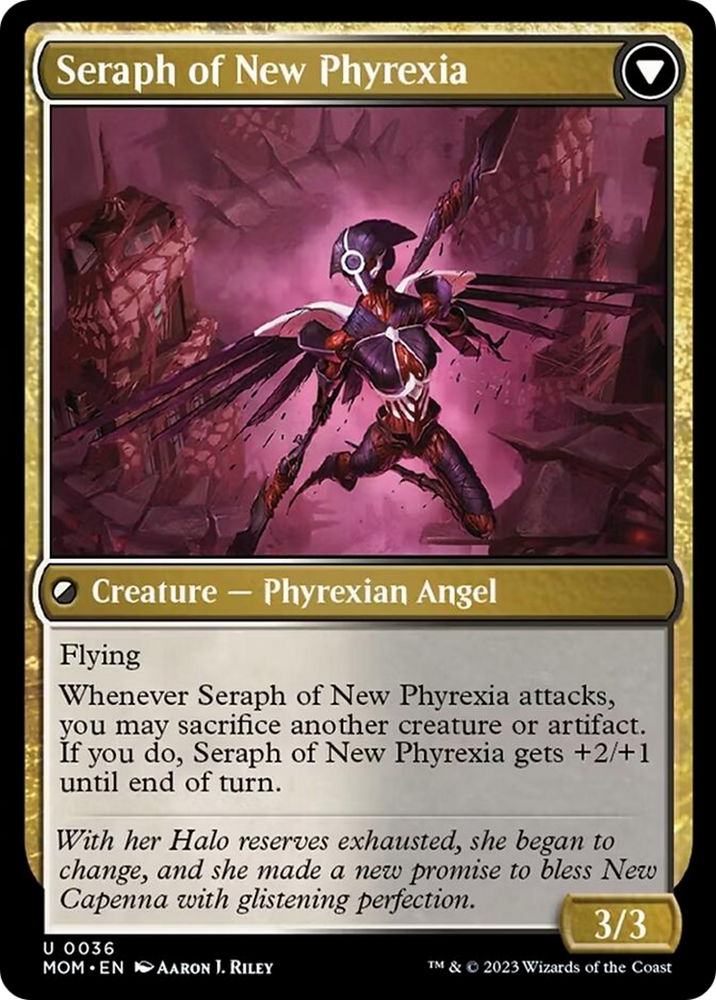 Seraph of New Capenna // Seraph of New Phyrexia [March of the Machine] Magic: The Gathering