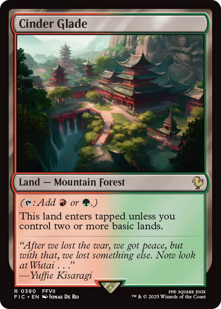 Cinder Glade [FINAL FANTASY Commander] Magic: The Gathering