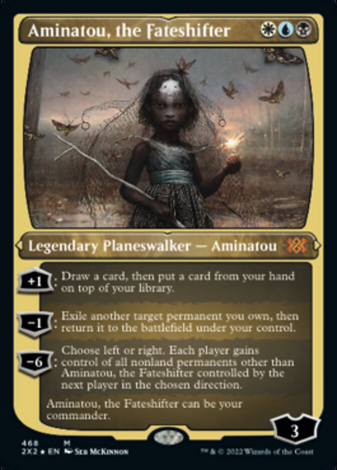 Aminatou, the Fateshifter (Foil Etched) [Double Masters 2022] Magic: The Gathering